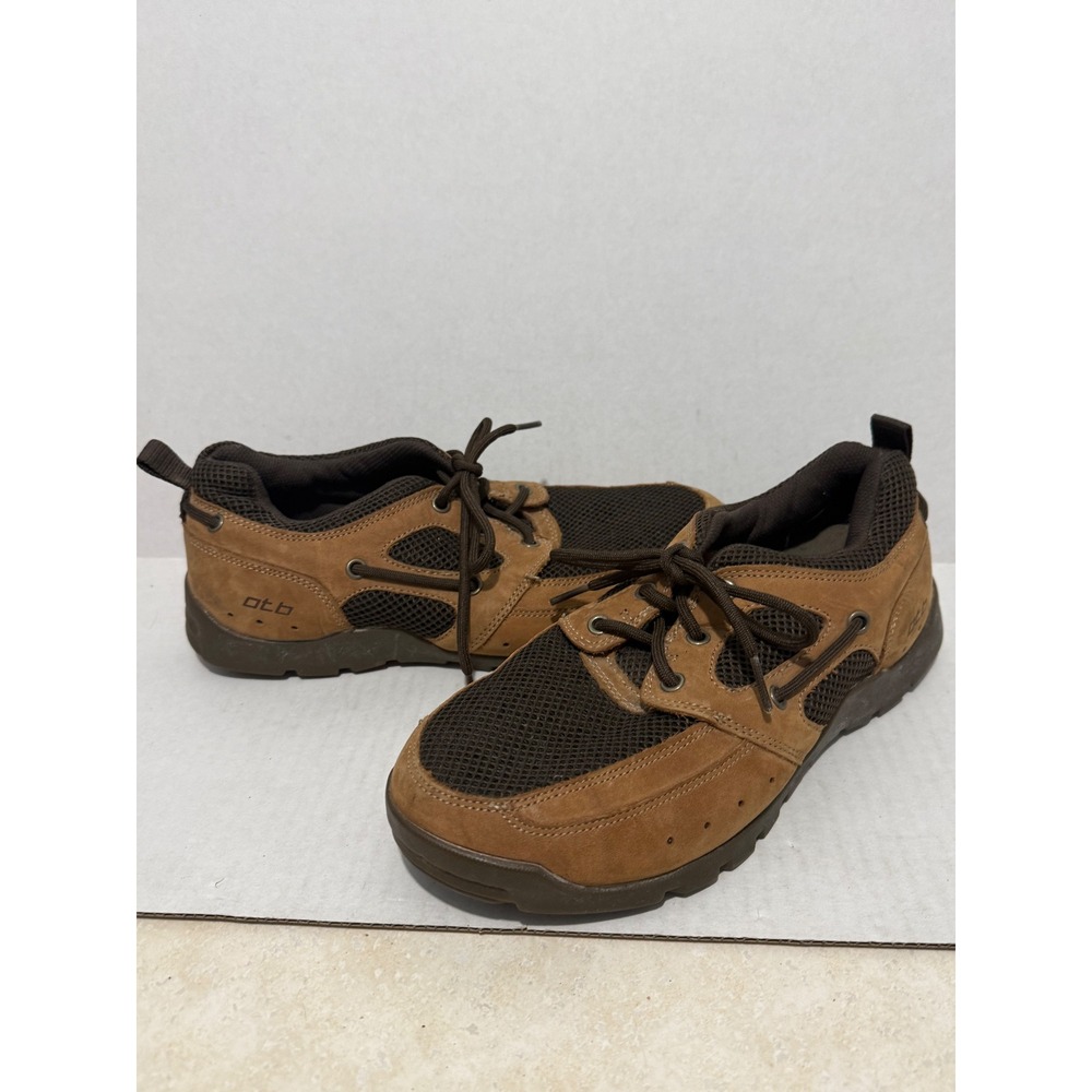OTB Abyss Mens 8 Brown Mesh Suede Hybrid Tactical Water Shoes